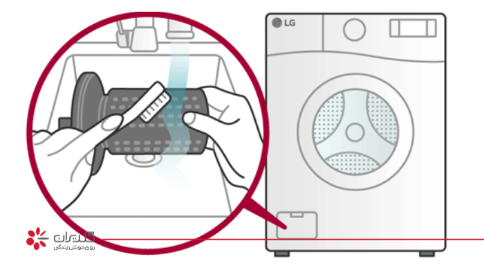 انواع روش تمیز کردن فیلتر لباسشویی